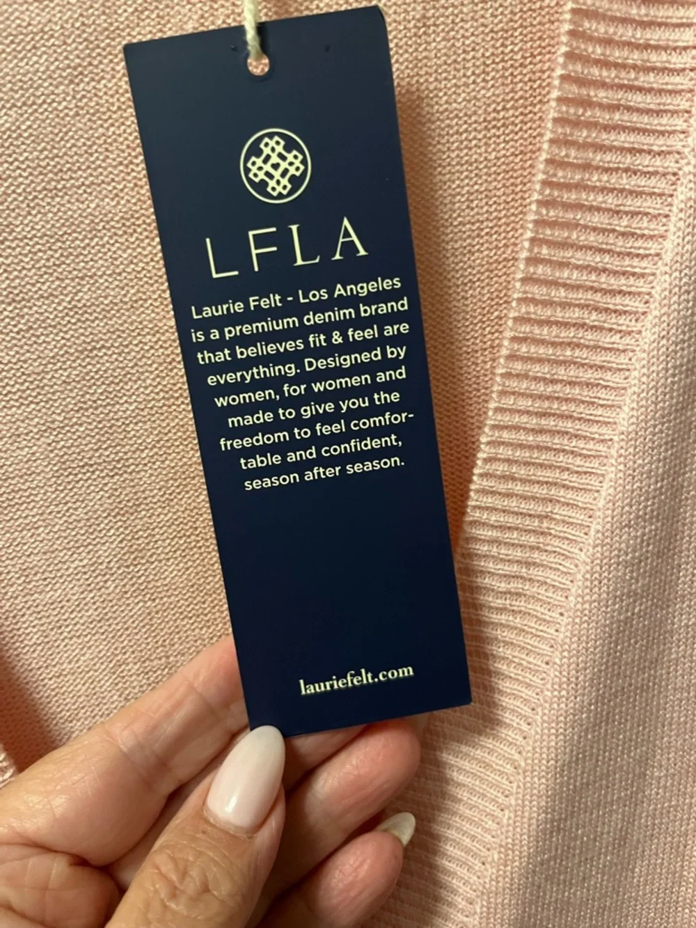 Laurie Felt Lightweight Pink Cashmere Blend Cardigan w/Red Floral‎ Accent 1X NWT
